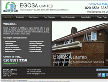 Tablet Screenshot of egosa.co.uk